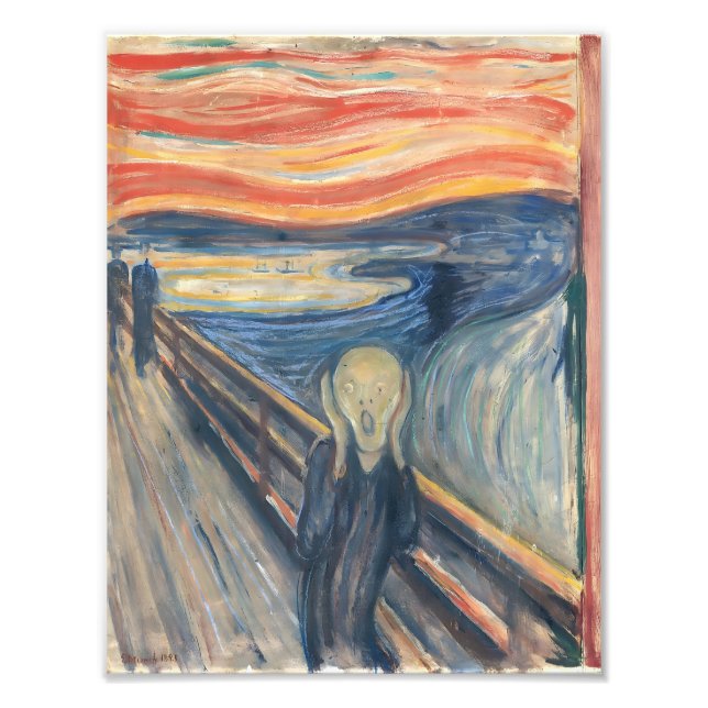 Der Schrei Fotodruck (Vorne)