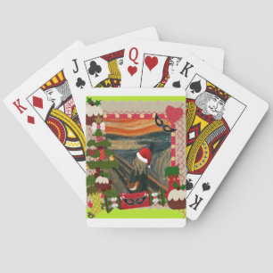 der Schrei hässliche Weihnachten Spielkarten