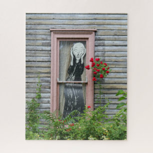 Der Schrei in einem Fenster 16 x 20