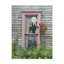 Der Schrei in einem Fenster