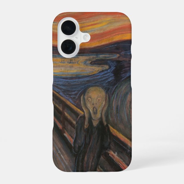 Der Schrei iPhone 16 Hülle (Rückseite)