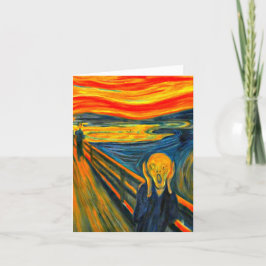 Der Schrei, Kunst durch Munch Feiertagskarte