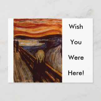Der Schrei Postkarte
