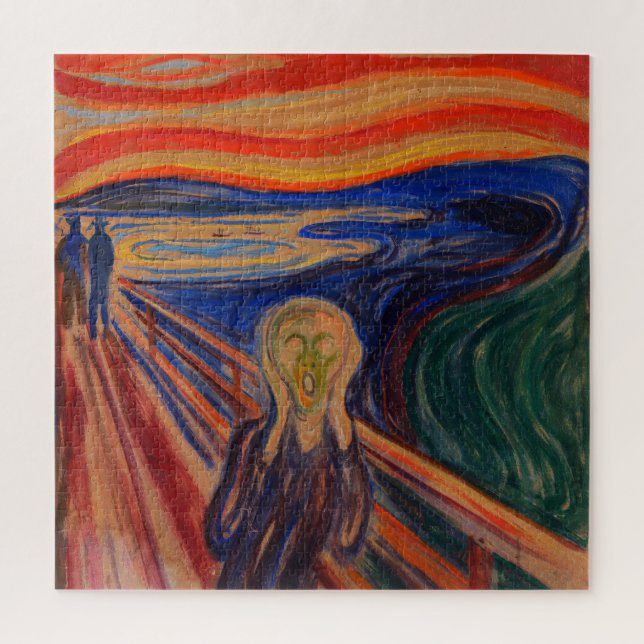 Der Schrei von Edvard Munch (Vertikal)
