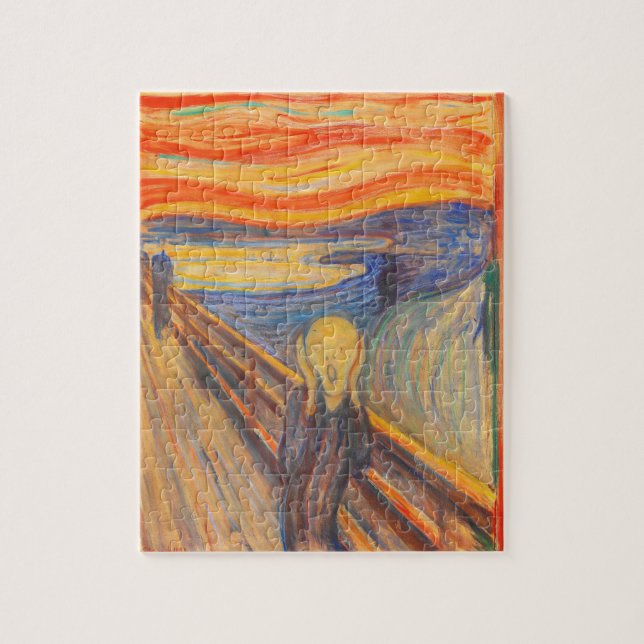 Der Schrei von Edvard Munch (Vertikal)