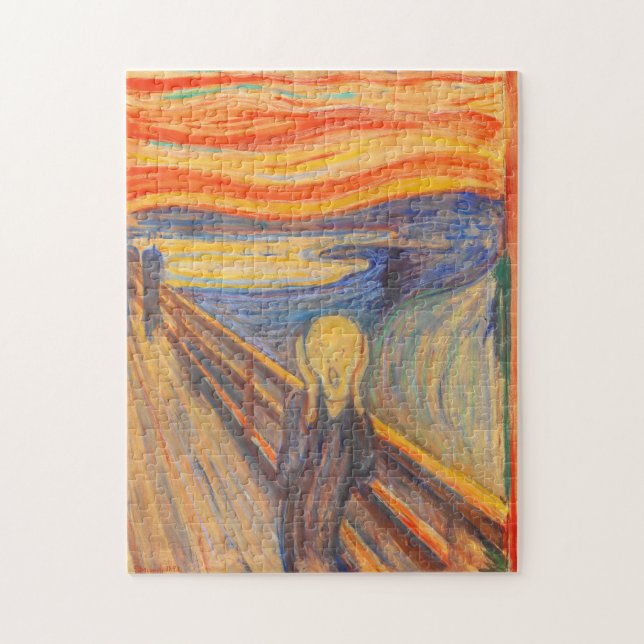 Der Schrei von Edvard Munch (Vertikal)