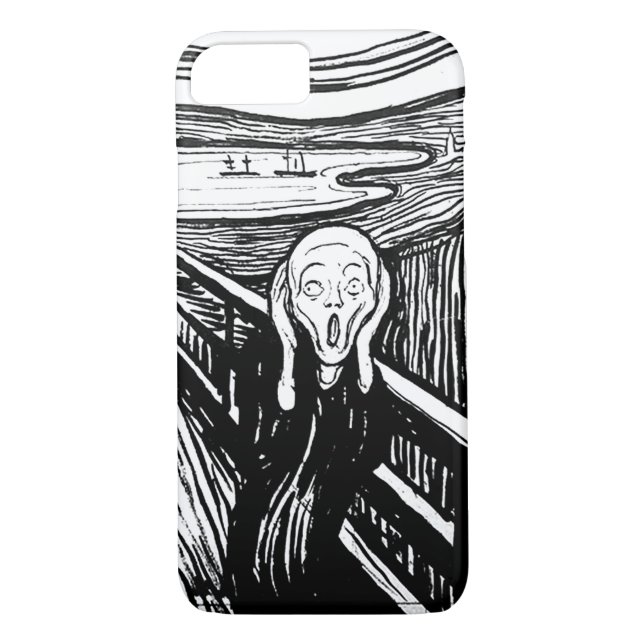 Der Schrei von Edvard Munch Case-Mate iPhone Hülle (Rückseite)