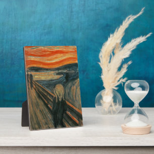 Der Schrei von Edvard Munch Fotoplatte