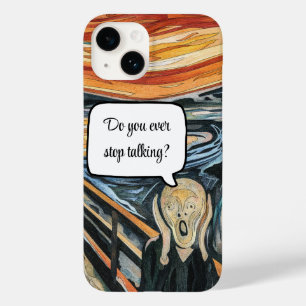 Der Schrei von Edvard Munch Funny Speech Bubble Case-Mate iPhone 14 Hülle
