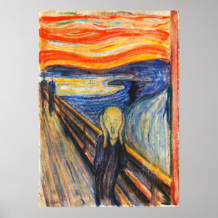 Der Schrei von Edvard Munch Poster