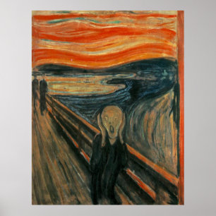Der Schrei von Edvard Munch Poster