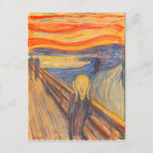 Der Schrei von Edvard Munch Postkarte