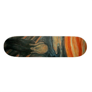 Der Schrei von Edvard Munch Skateboard