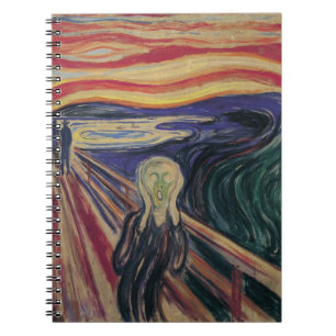Der Schrei von Edvard Munch, Vintager Expressionis Notizblock