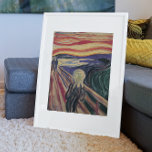 Der Schrei von Edvard Munch, Vintager Expressionis Poster<br><div class="desc">Der Schrei aka Skrik (1893) von Edvard Munch ist ein Vintages Ausdrucksbild feiner Kunstmalerei. Der Schrei ist das bekannteste Werk von Munch und eines der weltweit bekanntesten Gemälde in der Kunst. Er wird weithin als Ausdruck der universellen Angst des modernen Menschen interpretiert. Mit breiten Farbbändern und stark vereinfachten Formen bemalt,...</div>