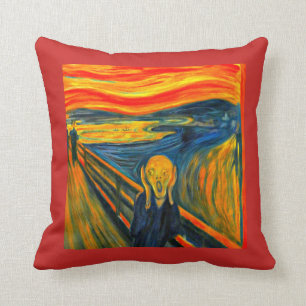 Der Schrei von "Munch", "Fine Art"  Kissen