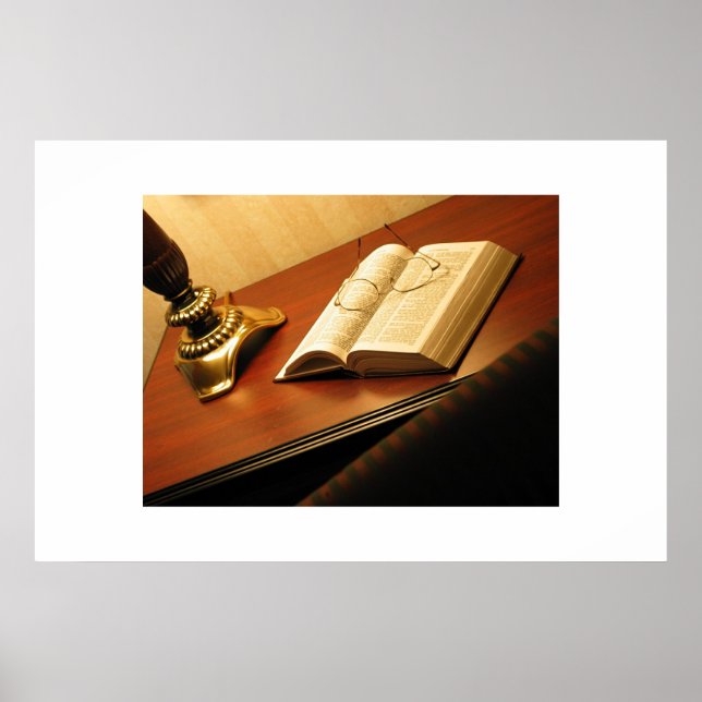 Der Schreibtisch Poster (Vorne)