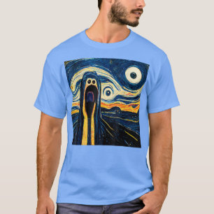 Der schreiende, sternige T - Shirt