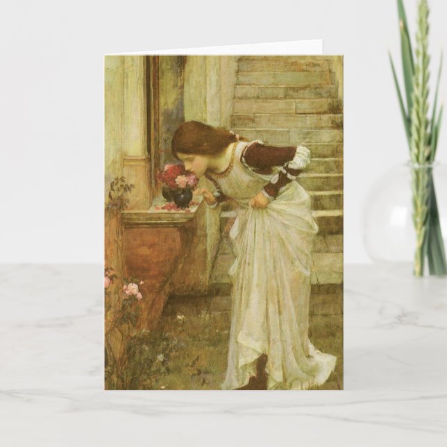 Der Schrein von John William Waterhouse Karte (Vorderseite)