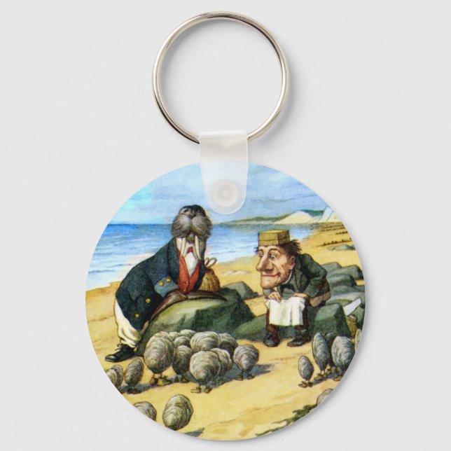 Der Schreiner und der Walrus Consider Austern Schlüsselanhänger (Vorderseite)