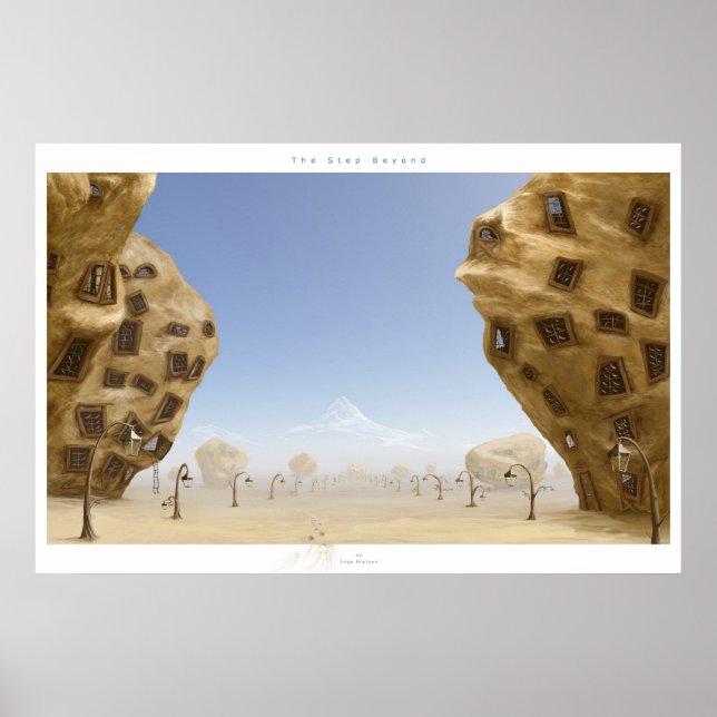 Der Schritt darüber hinaus Poster (Vorne)