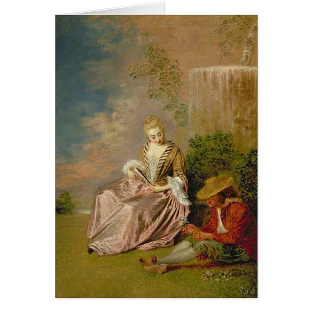 Der schüchterne Liebhaber, 1718 (Vorne)