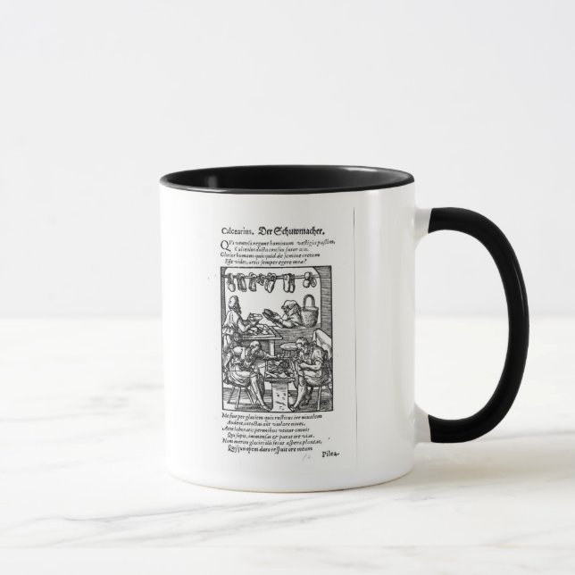 Der Schuh-Hersteller Tasse (Rechts)