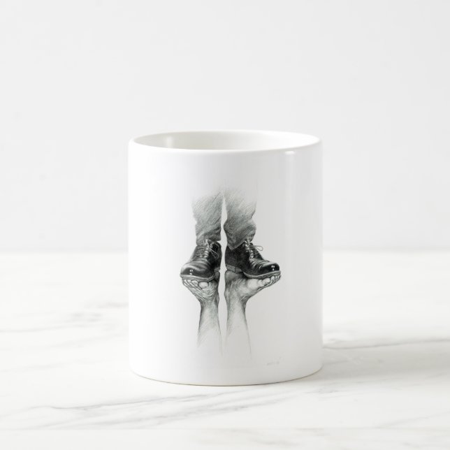Der Schuh passt Kaffeetasse (Mittel)