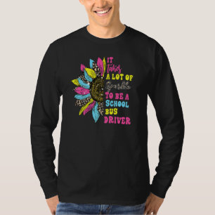 Der Schulbusfahrer von Womens ist stolz darauf, da T-Shirt