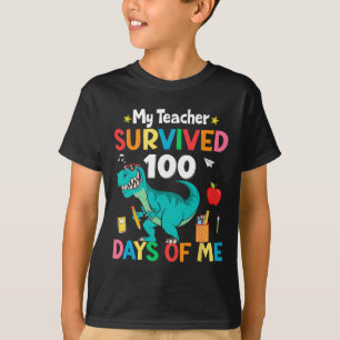 Der Schultag meines Lehrers überlebte 100 Tage T-Shirt