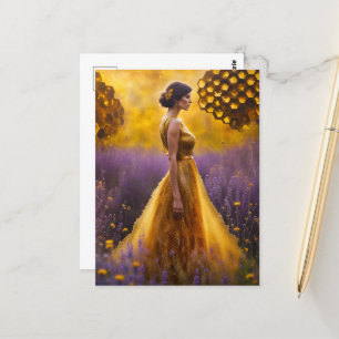 Der Schutz der Bienen Postkarte