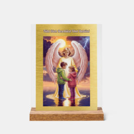 Der Schutzengel begleitet Dich Acrylschild