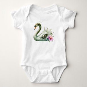 Der Schwan der vergessenen Wasser. Baby Strampler