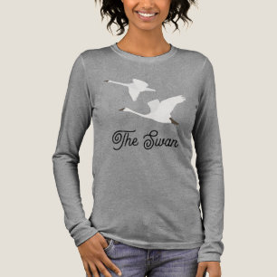 Der Schwan-Farbbblock Tri-Blend Shirt