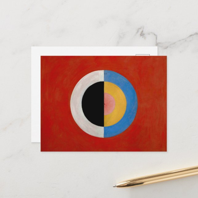 Der Schwan Nr. 17 Postkarte (Vorderseite/Rückseite Beispiel)