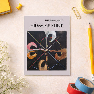 Der Schwan Nr. 7, Hilma af Klint Postkarte