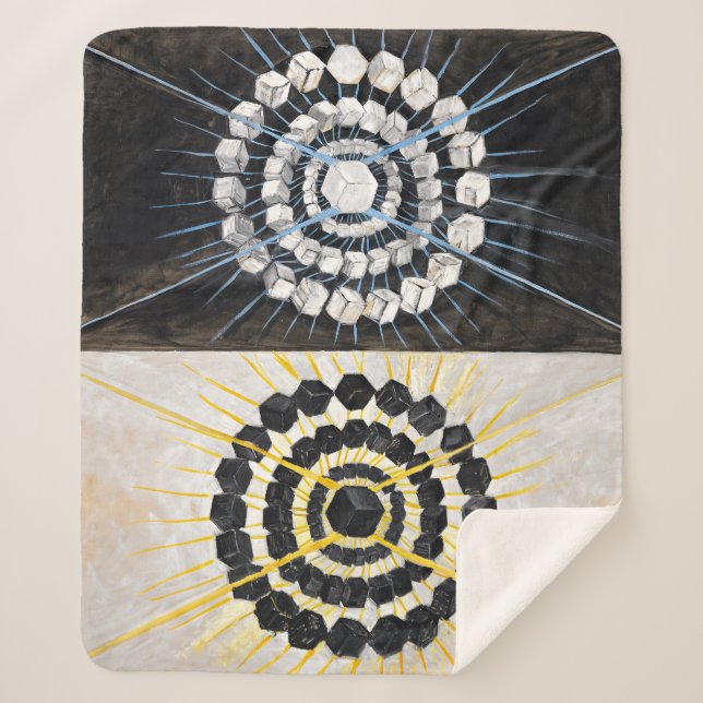 Der Schwan, Nr. 8 | Hilma af Klint | Sherpadecke (Vorderseite)