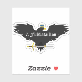 Der schwarze Adler Aufkleber