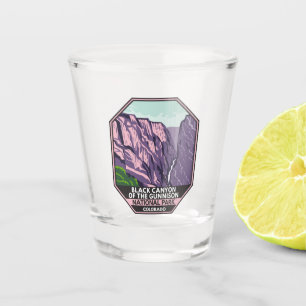 Der Schwarze Canyon des Gunnison-Nationalparks Vin Schnapsglas