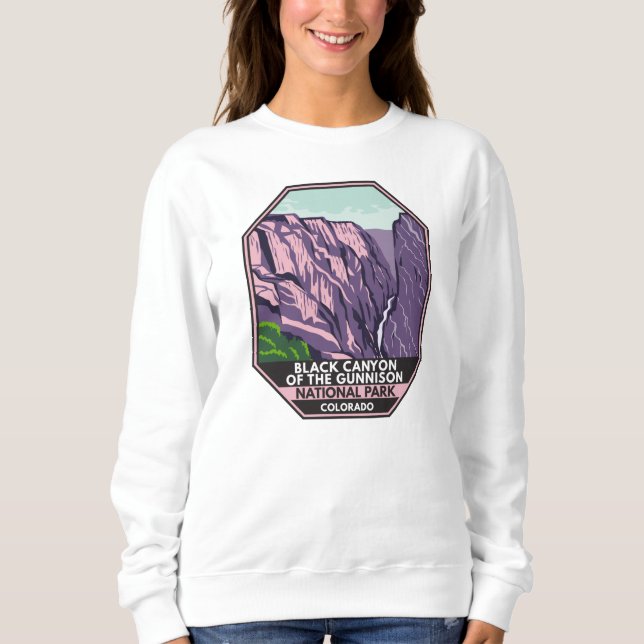 Der Schwarze Canyon des Gunnison-Nationalparks Vin Sweatshirt (Vorderseite)