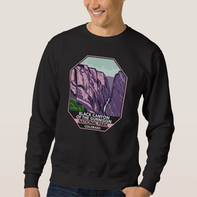 Der Schwarze Canyon des Gunnison-Nationalparks Vin Sweatshirt (Vorderseite)