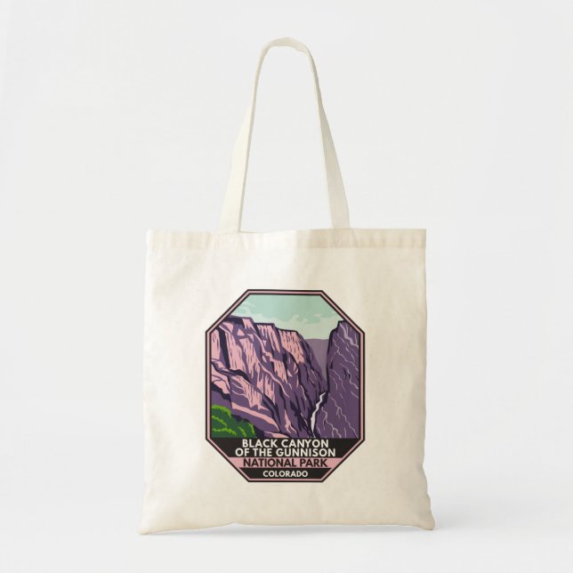 Der Schwarze Canyon des Gunnison-Nationalparks Vin Tragetasche (Vorne)