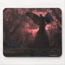 Der schwarze Engel Mousepad