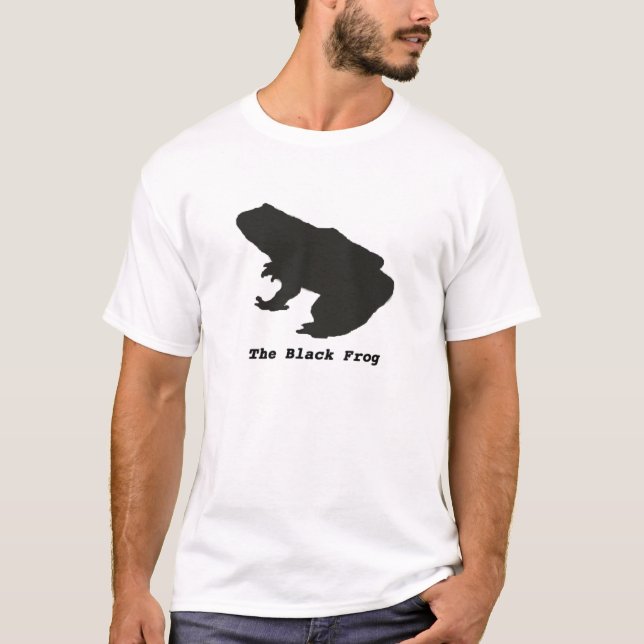Der schwarze Frosch T-Shirt (Vorderseite)