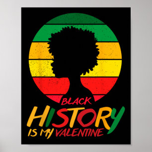 Der Schwarze Geschichtsmonat ist mein Valentinsmäd Poster