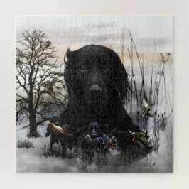 Der schwarze goldene Retrievers