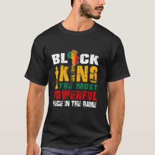 Der schwarze König ist das mächtigste Stück im Spi T-Shirt