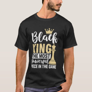 Der schwarze König ist das mächtigste Stück im Spi T-Shirt