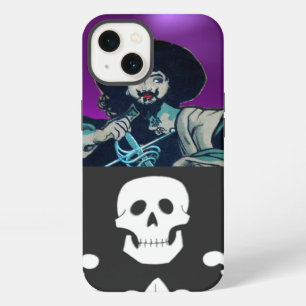 DER SCHWARZE KORSAREN-TOTENKOPF & FLEUR DE LIS iPhone HÜLLE