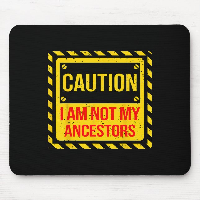 Der schwarze Monat, solange ich schwarz bin, bin i Mousepad (Vorne)